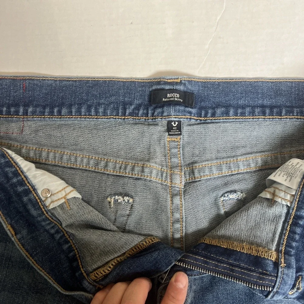 True Religion Denim Shorts Rocco‎ Relaxed Skinny W42